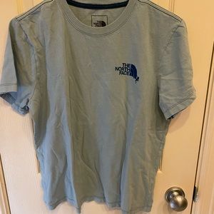 The North Face tee- rock climbing
